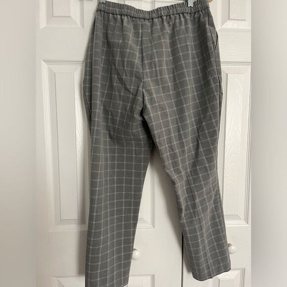 Gray Plaid One Slacks. Size Large - Picture 4 of 6